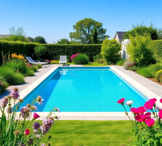 piscine Belgique jardin